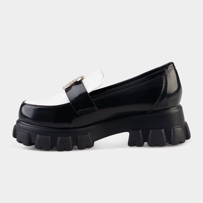 Sissyboy Sissyboy Ladies Loafer Black And White (7510860005465)