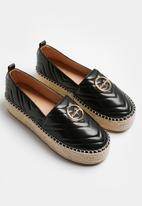 Sissyboy Sissyboy Ladies Quilted Black Shoes (7348234158169)