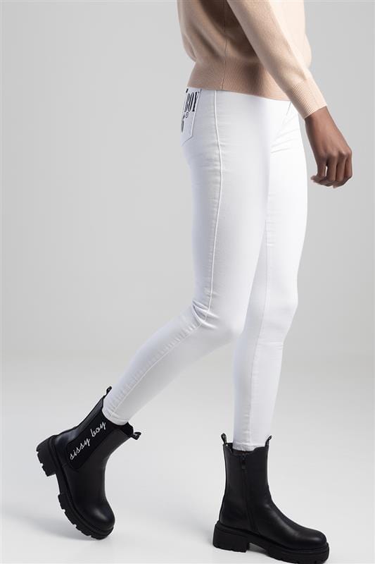 Sissyboy Sissyboy  Ladies Ryder Skinny Jeans White (7335865352281)