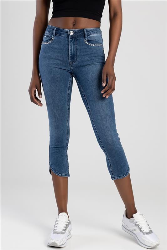 Sissyboy Size S8 Sissyboy Ladies Axel Mid Waist Capri Med (7349005680729)