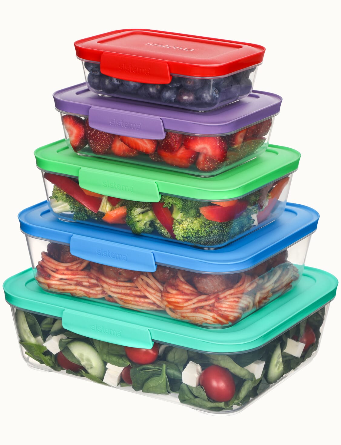 Sistema LUNCH BOX Sistema Nest It 5 Pack 59155 (7303190741081)