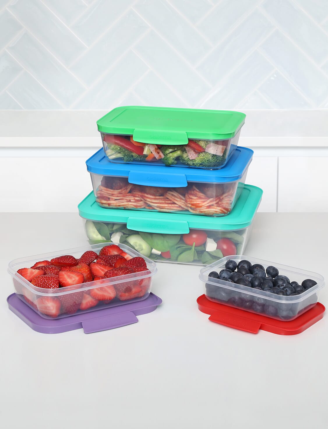 Sistema LUNCH BOX Sistema Nest It 5 Pack 59155 (7303190741081)