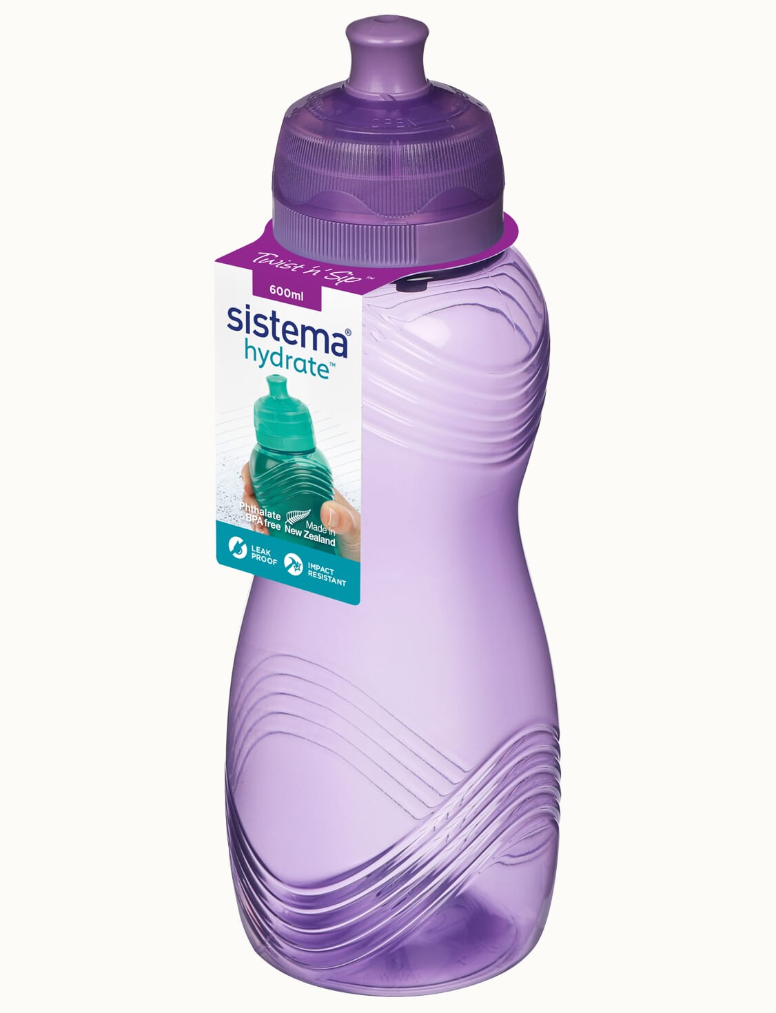 Sistema Sistema 600ml Wave Bottle 600 (7464914649177)