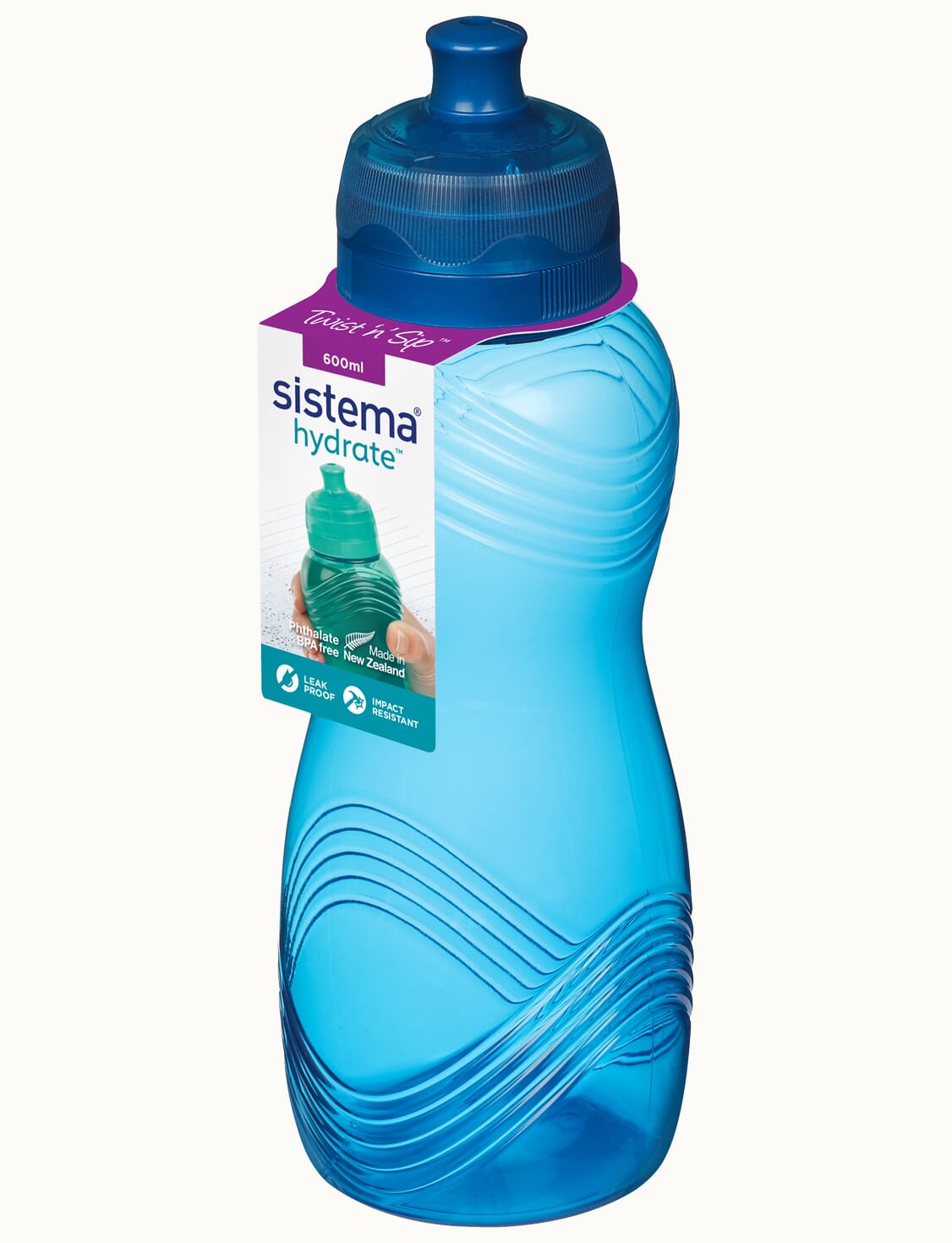 Sistema Sistema 600ml Wave Bottle 600 (7464914649177)