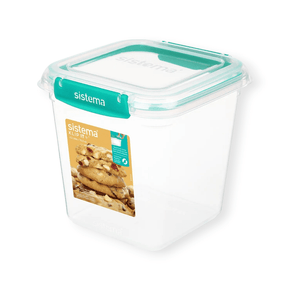 Sistema Sistema Square Klip It Plus Food Storage 2.2L Minty Teal 891334-8T (7445411594329)