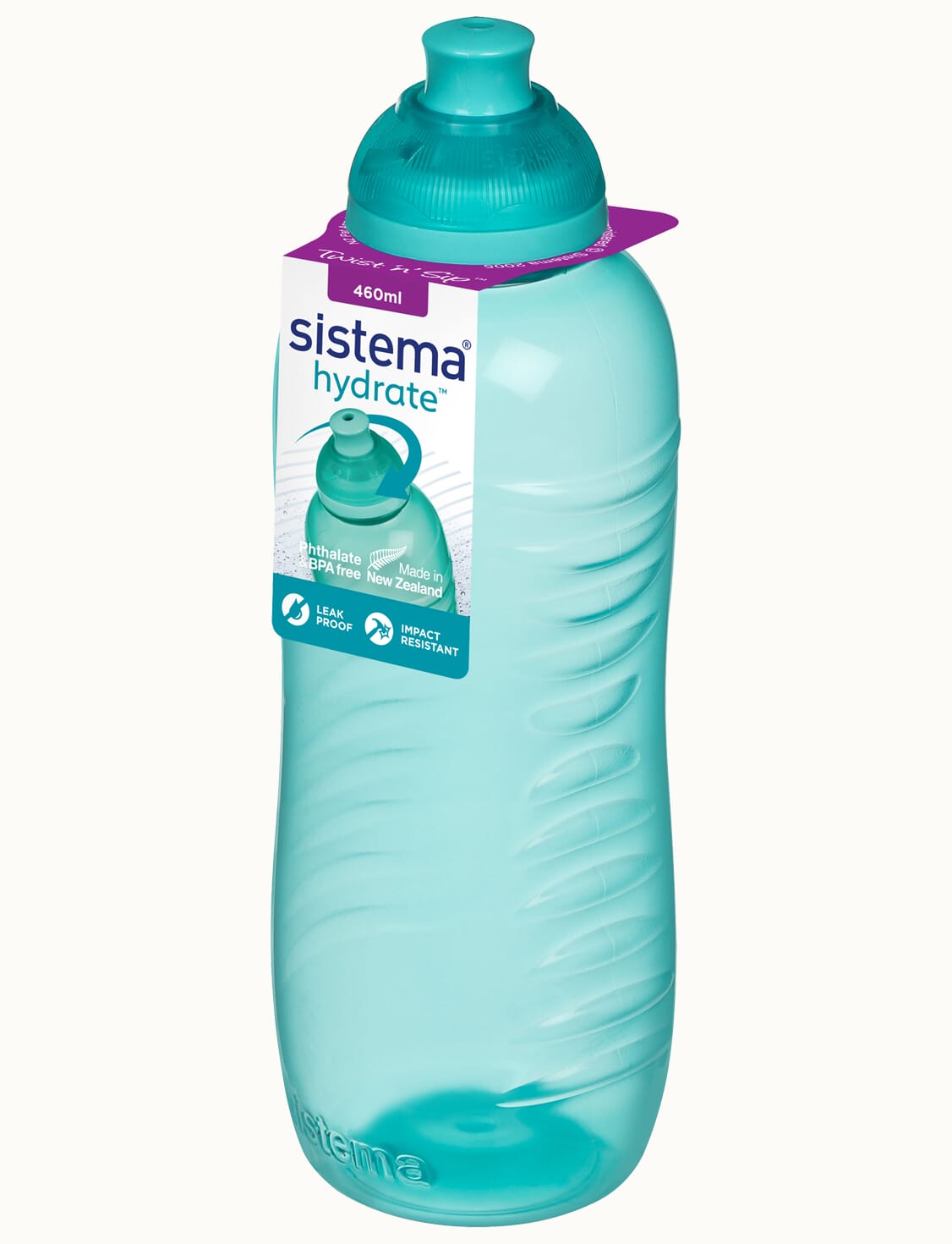 Sistema Water Bottle Sistema Twist n Sip Squeeze 460ml Water Bottle 785 (7445408677977)