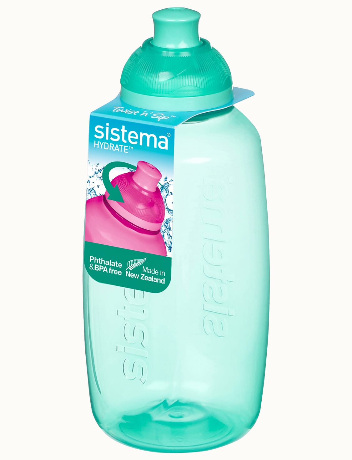 Sistema Water Bottle Sistema Twist n Sip Water Bottle 380ml 780 (7445401174105)