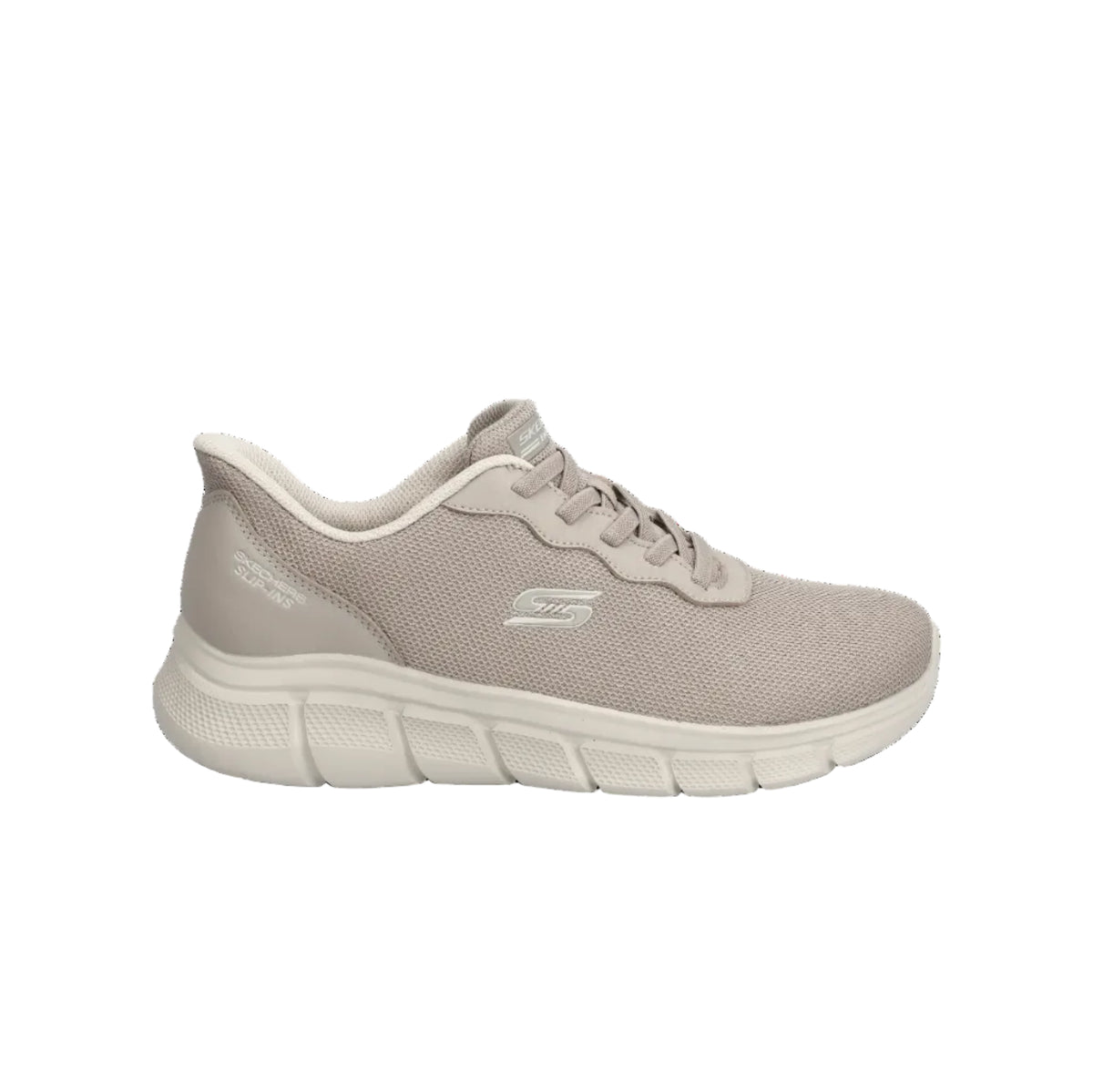 Skechers Women's Bobs B Flex Sneaker-Taupe 117324 TPE