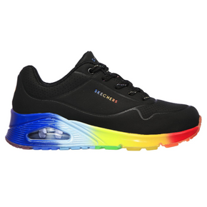 Skechers LADIES SNEAKER Skechers Uno Rainbow Souls Black Multi (7403032805465)