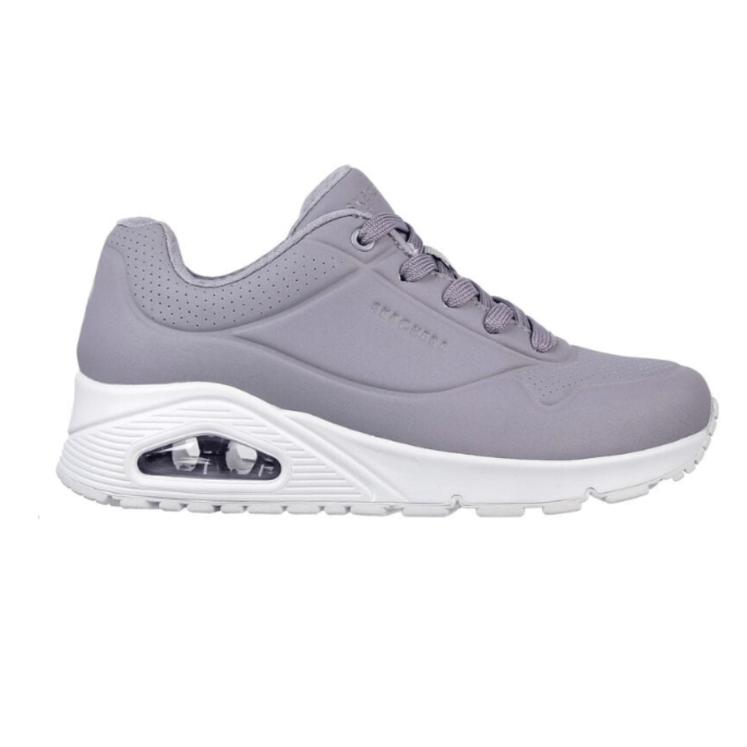 Skechers LADIES SNEAKER Skechers Uno Tones Ladies Sneakers Purple (7140834377817)