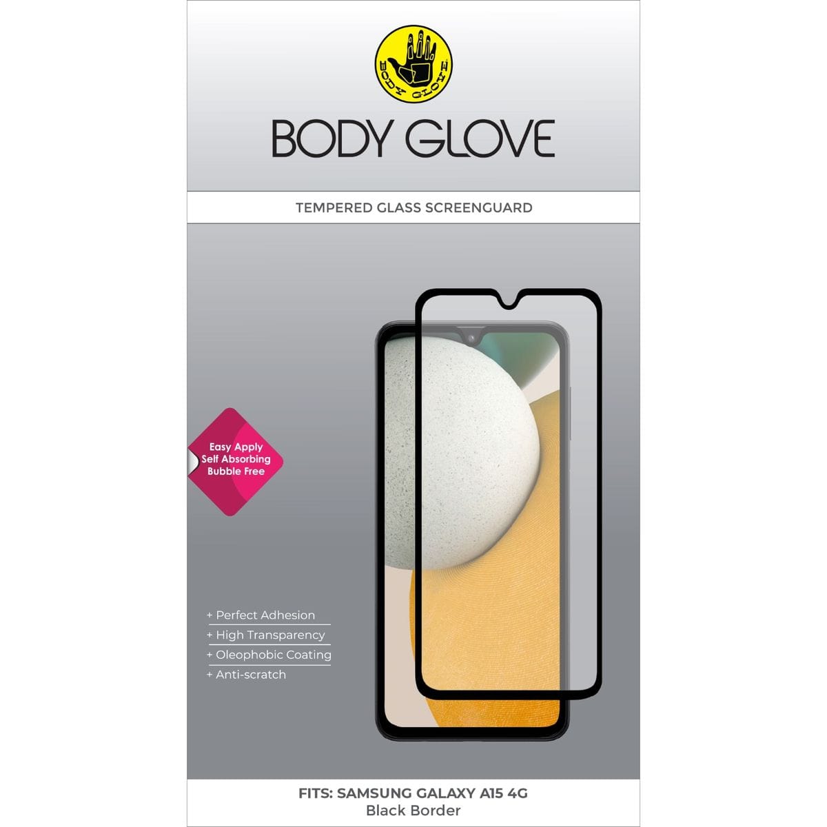 Skullcandy Earbuds Body Glove Samsung Galaxy A15 4G Tempered Glass Screenguard (7698012274777)