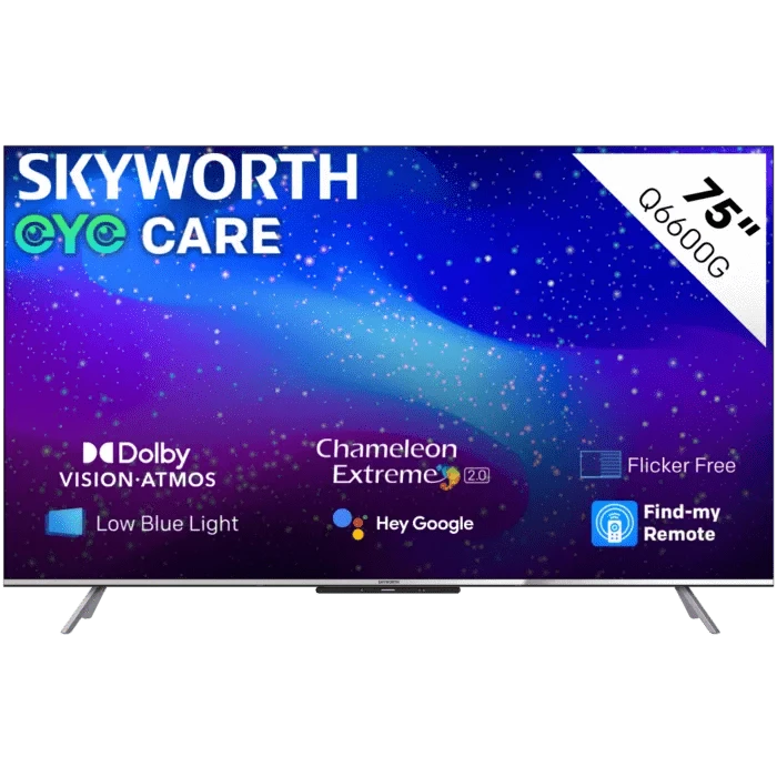 SKYWORTH GOOGLE TV Skyworth 75" 4K QLED Smart Google TV 75Q6600G