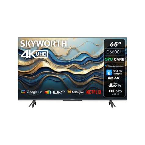 SKYWORTH Smart TV Skyworth 65"UHD Google Smart TV 65G660H