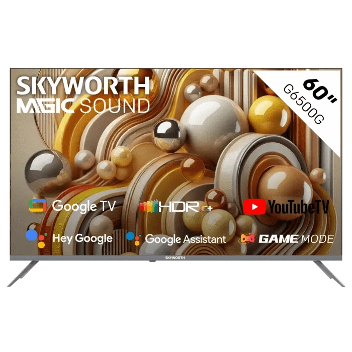 SKYWORTH Smart UHD TV Skyworth 60" UHD 4K Smart Google TV 60G6500G