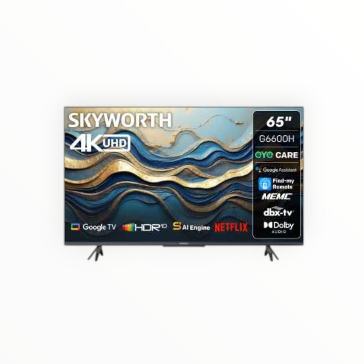 SKYWORTH Televisions Skyworth 65"UHD Google Smart TV 65G660H
