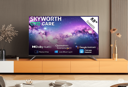 SKYWORTH TV Skyworth 55-inch UHD Google TV-55G6600H