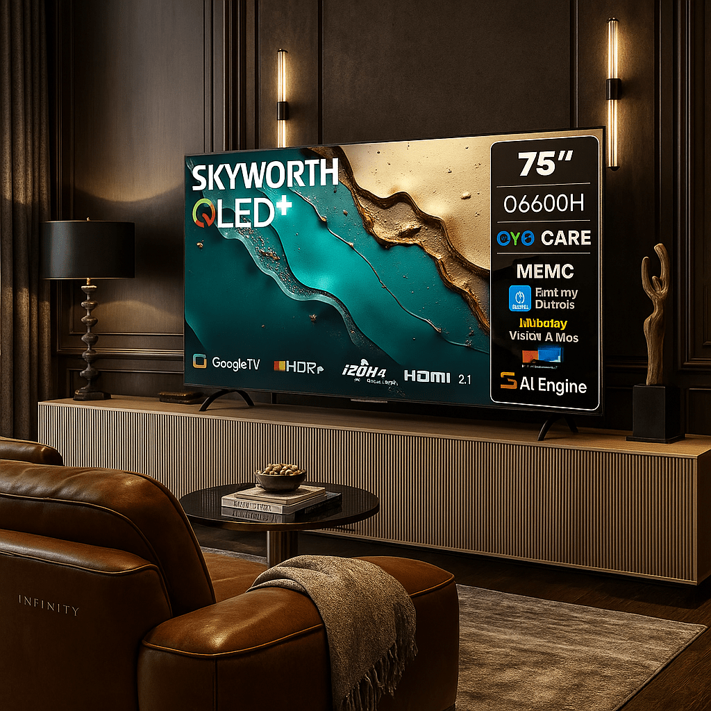 SKYWORTH TV Skyworth 75-inch QLED Google TV-75Q6600H