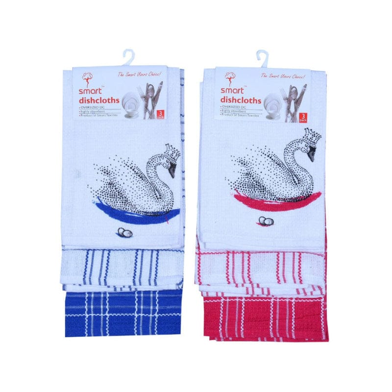 Smart Dish Cloths Smart Oversized DC Dishcloth 45x70cm 3 Pack Ref: 66