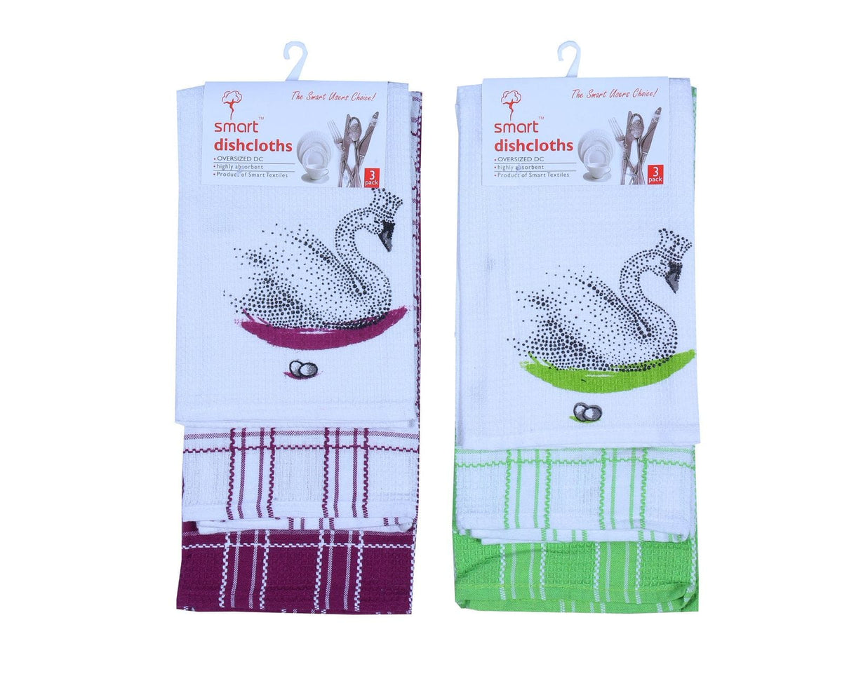 Smart Dish Cloths Smart Oversized DC Dishcloth 45x70cm 3 Pack Ref: 66