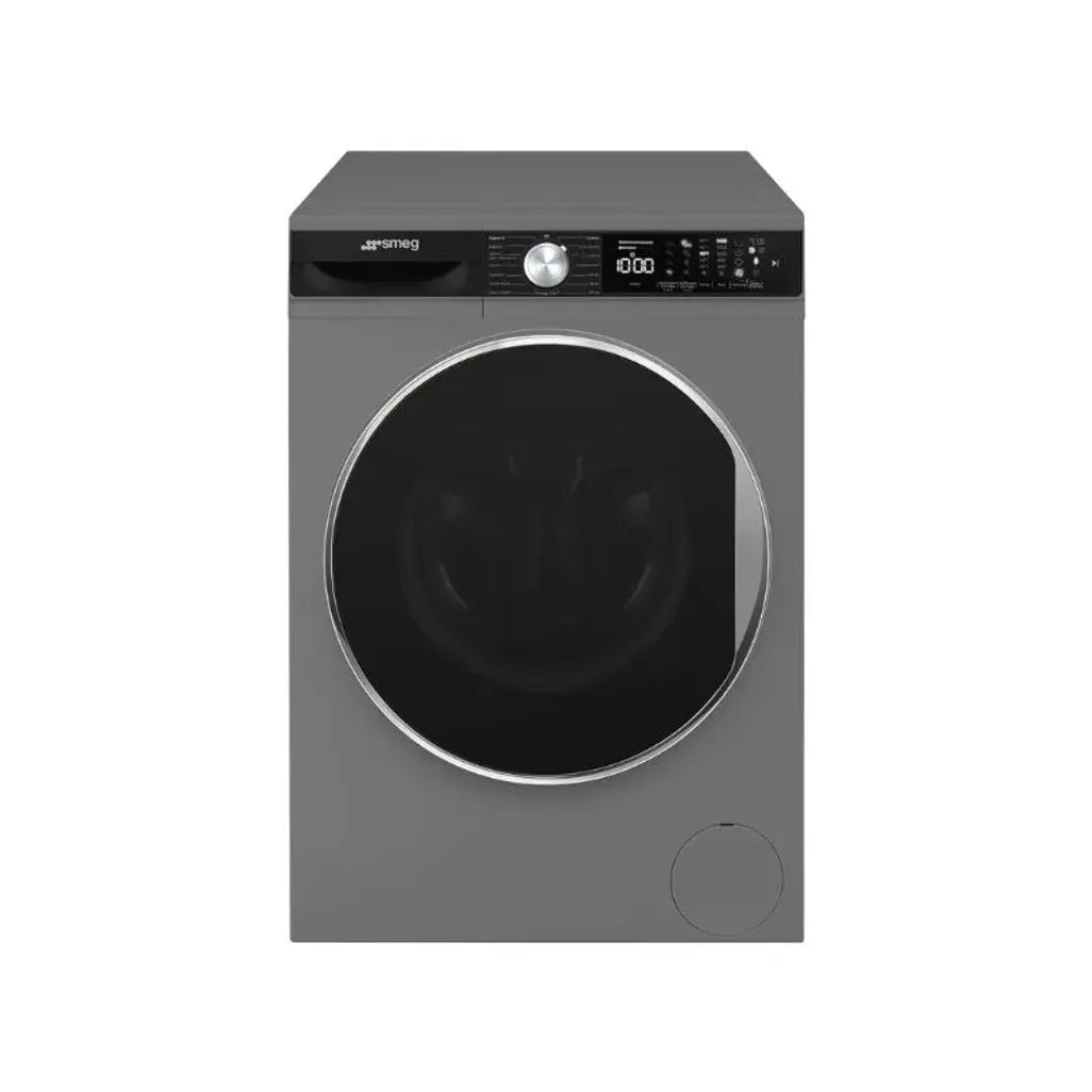 Smeg 10kg Dark Inox Front Loader Washing Machine WM3T04XSA