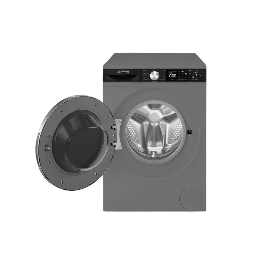 Smeg 10kg Dark Inox Front Loader Washing Machine WM3T04XSA