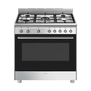 Smeg 90cm Stainless Steel Classica Gas Cooker SSA91GGX2