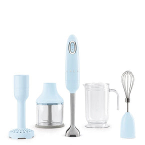 smeg blender Smeg 50's Hand Blender Pastel Blue HBF22PBSA (7497531490393)