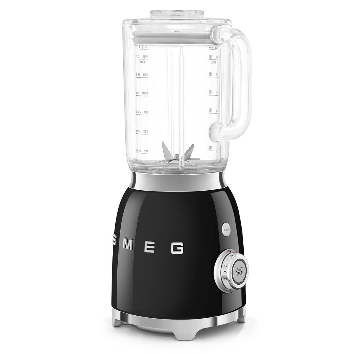 smeg blender Smeg Retro Style 1.5 Litre Jug Blender Black BLF03BLSA (6924091621465)