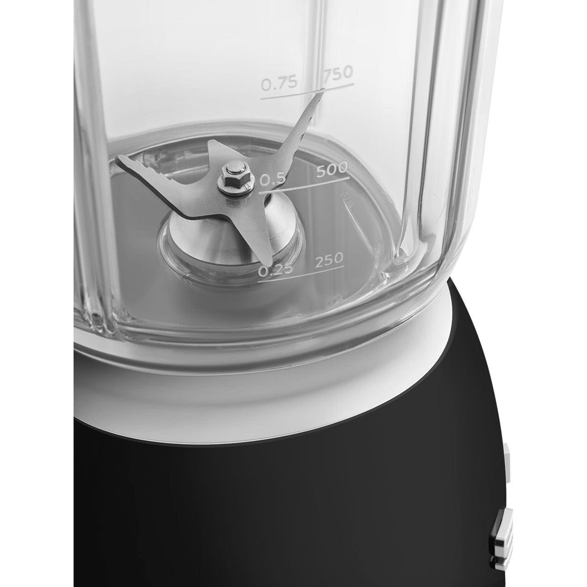 smeg blender Smeg Retro Style 1.5 Litre Jug Blender Black BLF03BLSA (6924091621465)