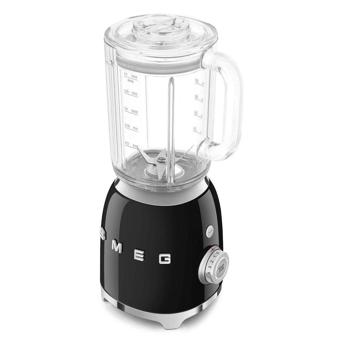 smeg blender Smeg Retro Style 1.5 Litre Jug Blender Black BLF03BLSA (6924091621465)