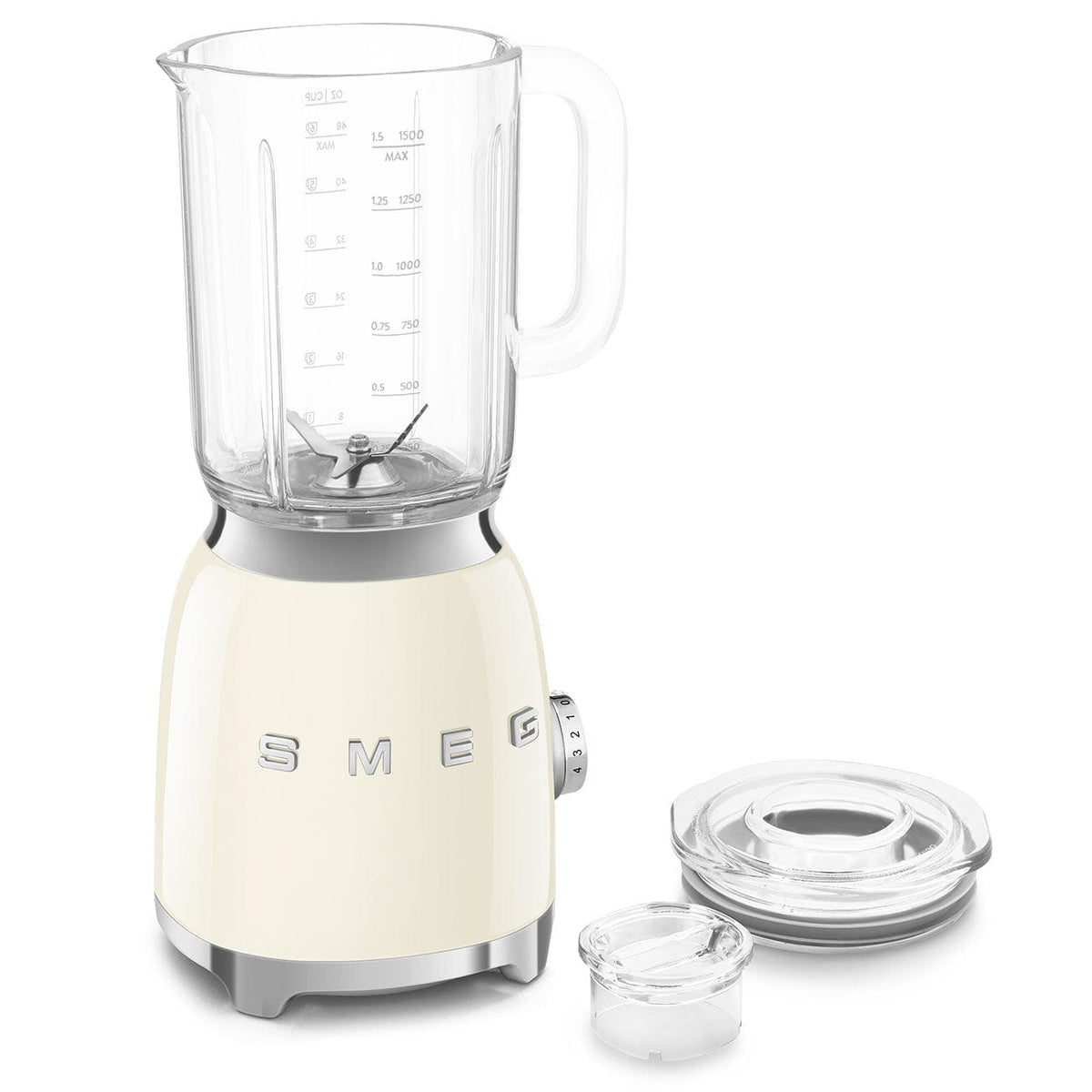 smeg blender Smeg Retro Style 1.5 Litre Jug Blender Cream BLF03CRSA (4686808514649)