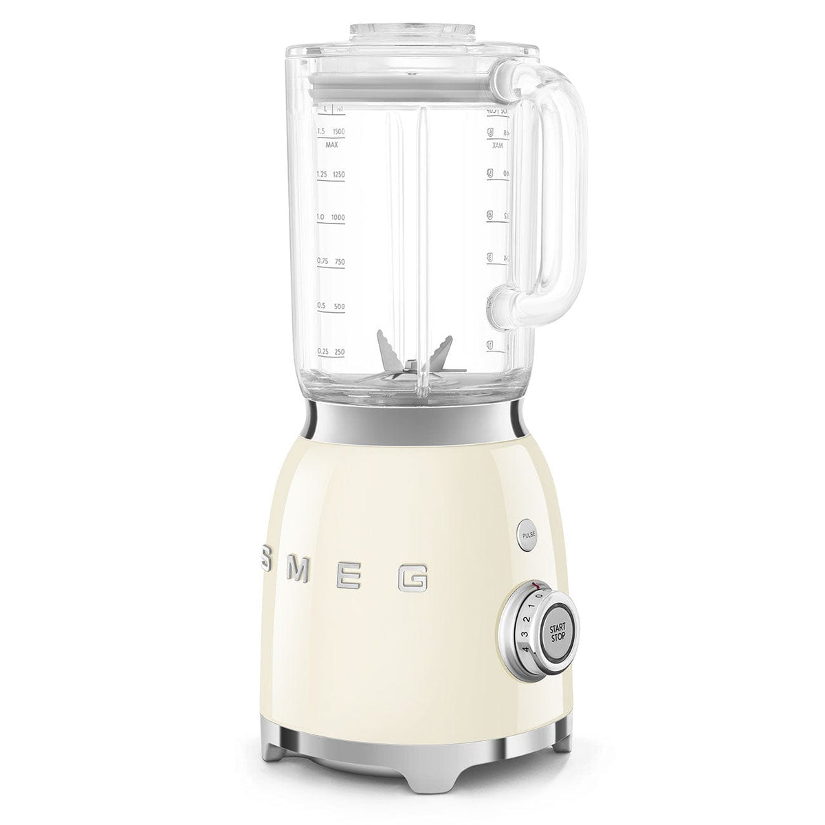 smeg blender Smeg Retro Style 1.5 Litre Jug Blender Cream BLF03CRSA (4686808514649)