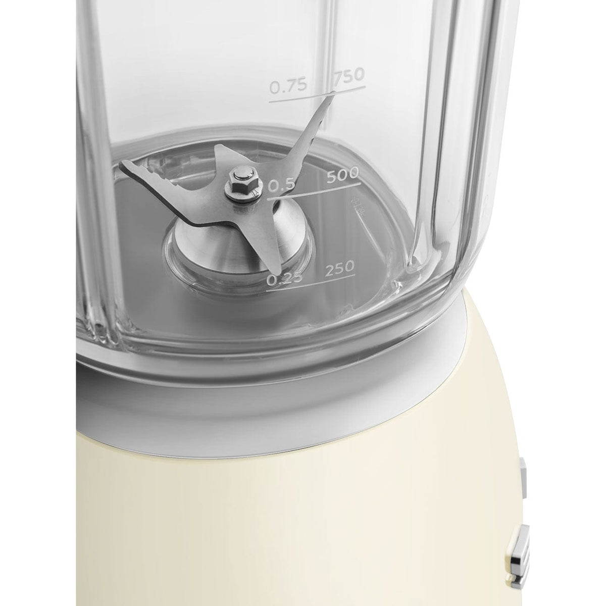 smeg blender Smeg Retro Style 1.5 Litre Jug Blender Cream BLF03CRSA (4686808514649)