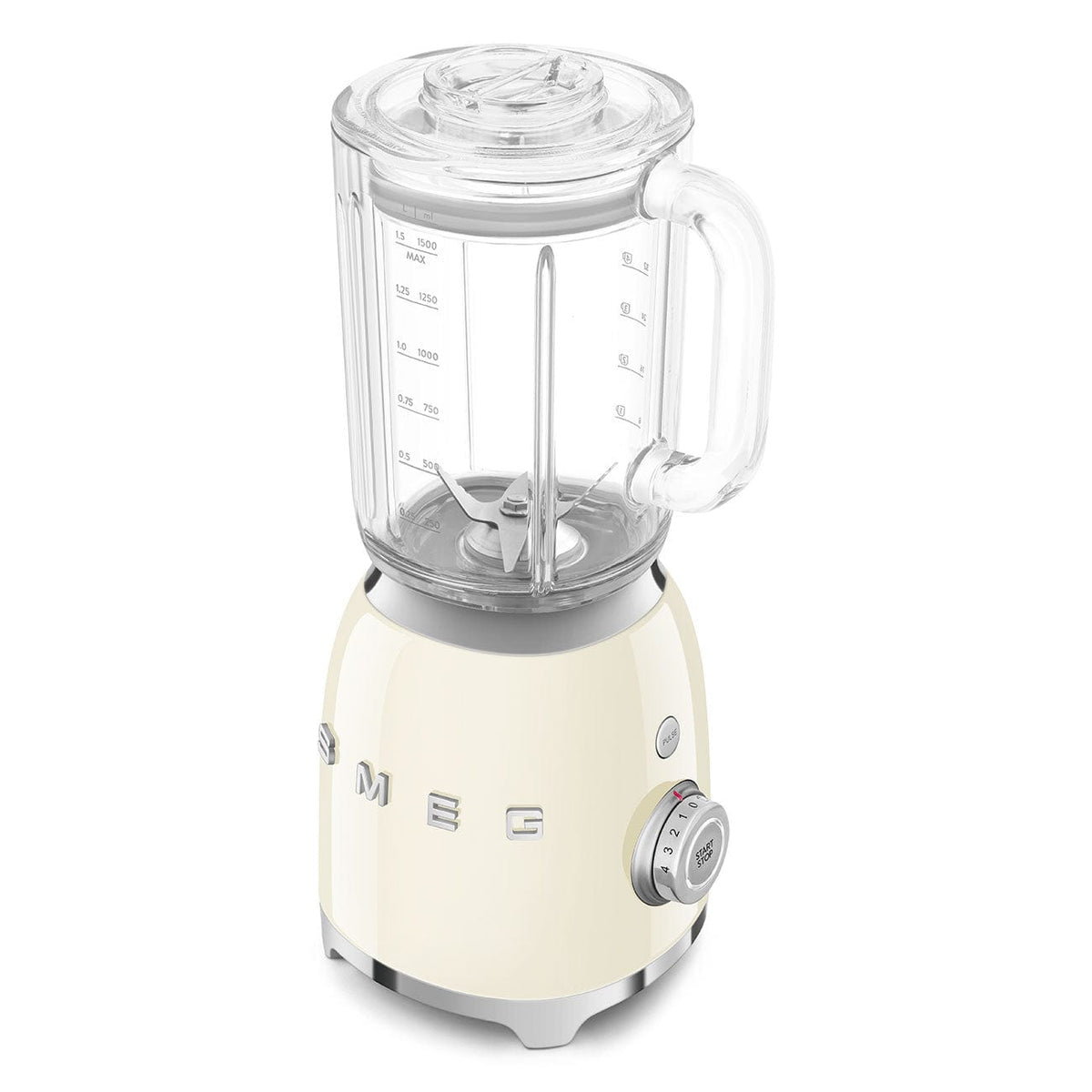 smeg blender Smeg Retro Style 1.5 Litre Jug Blender Cream BLF03CRSA (4686808514649)