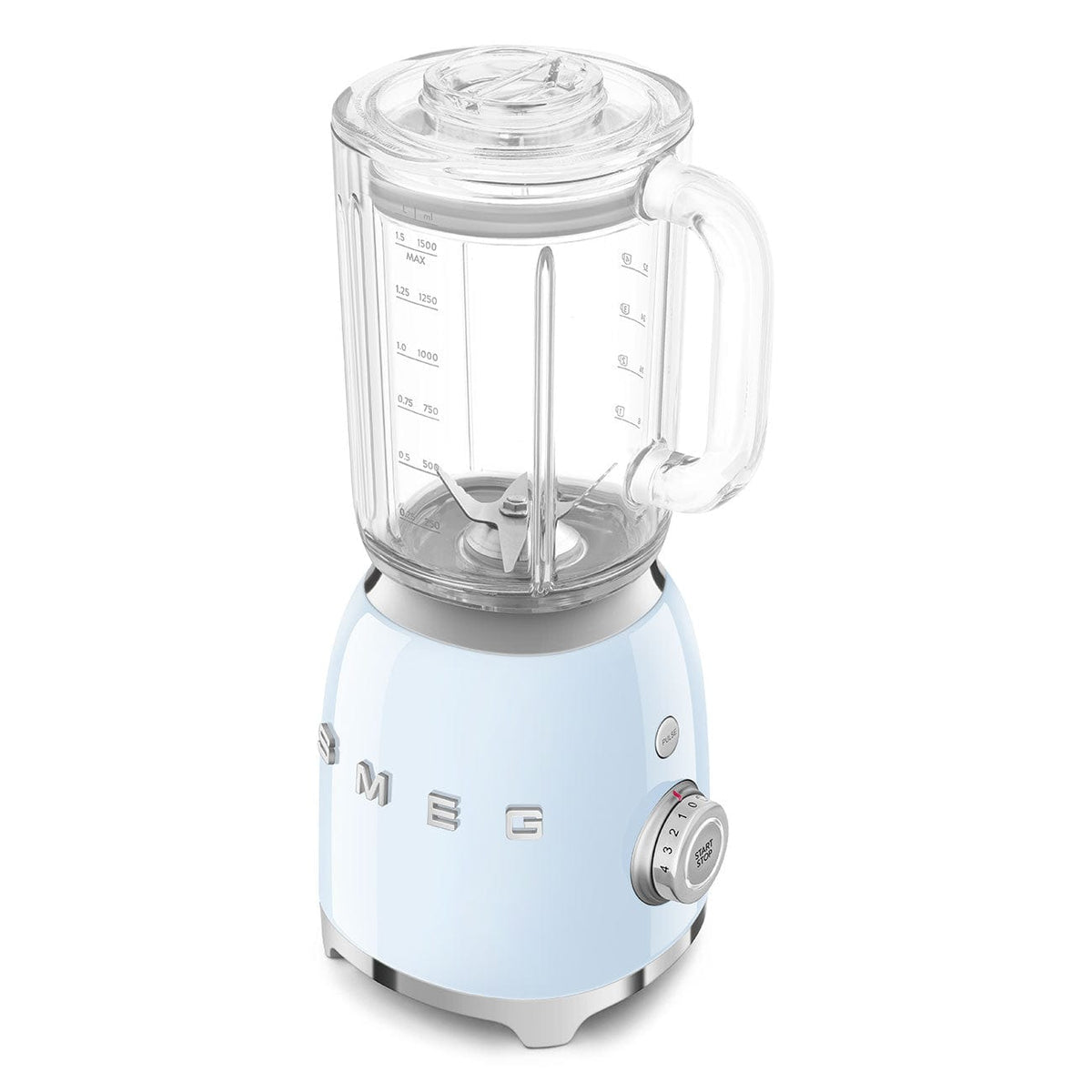smeg blender Smeg Retro Style 1.5 Litre Jug Blender Pastel Blue BLF03PBSA (7453333422169)