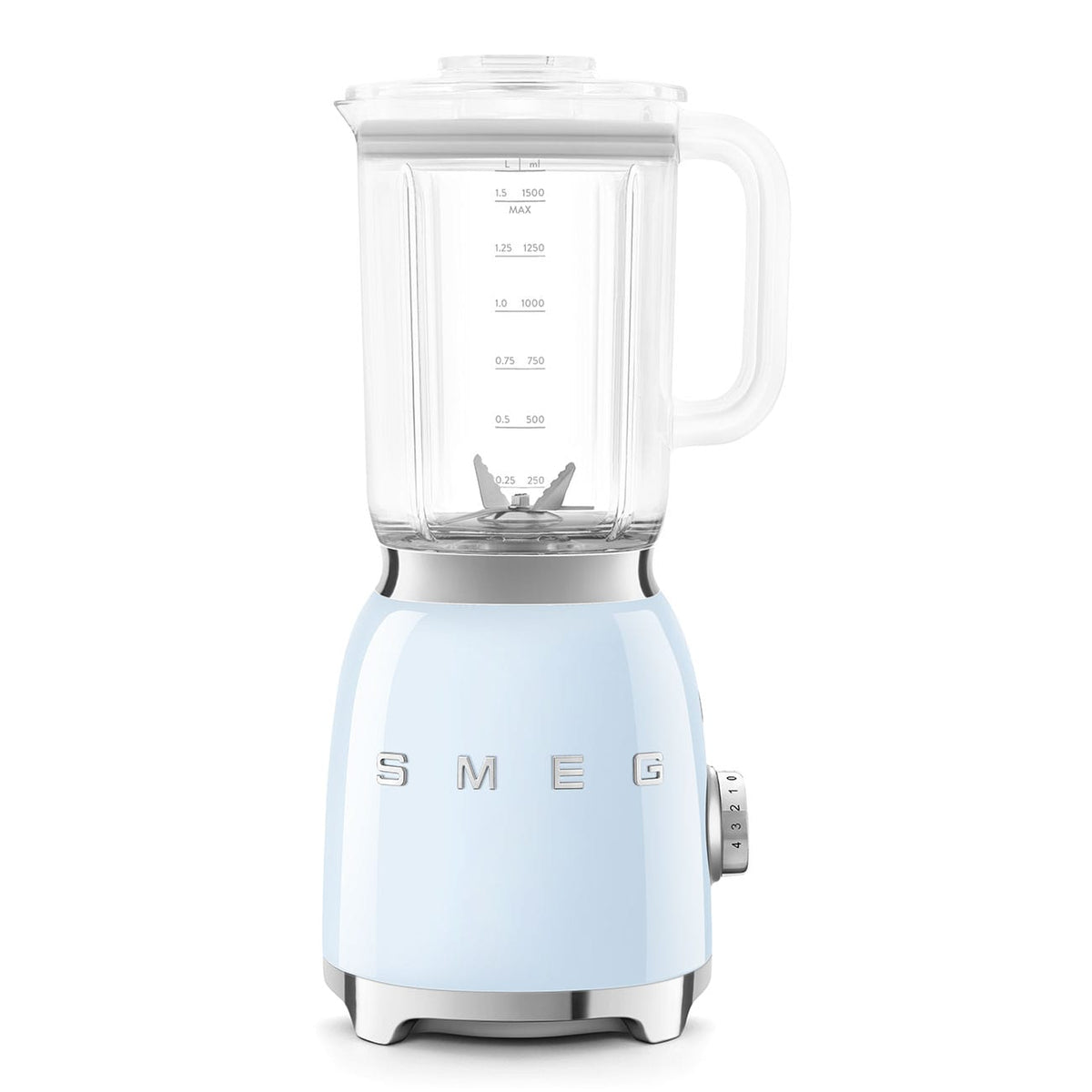 smeg blender Smeg Retro Style 1.5 Litre Jug Blender Pastel Blue BLF03PBSA (7453333422169)