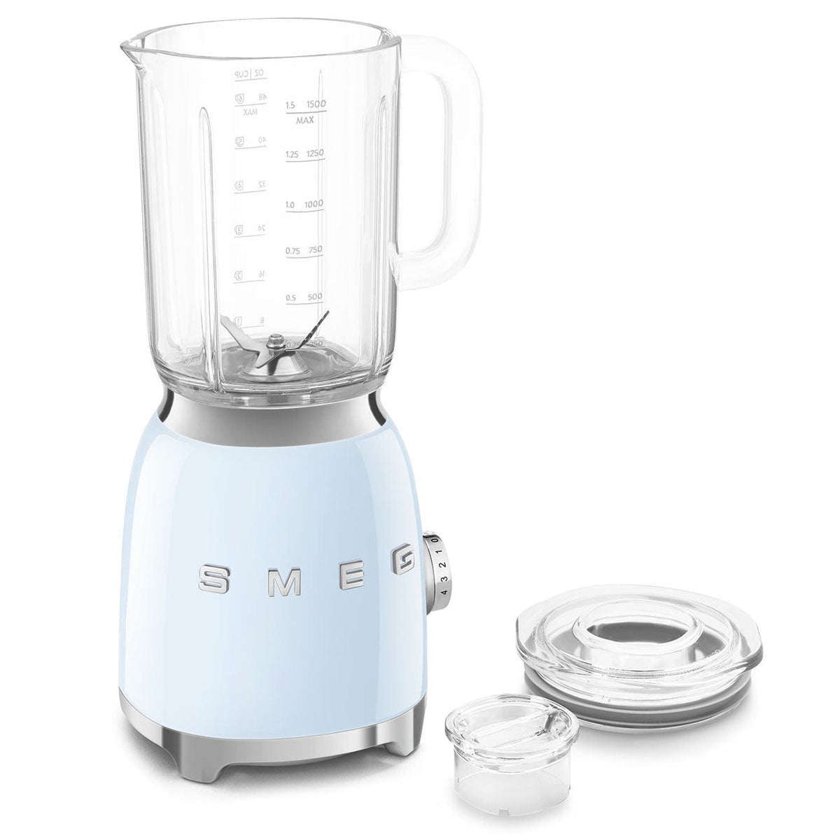 smeg blender Smeg Retro Style 1.5 Litre Jug Blender Pastel Blue BLF03PBSA (7453333422169)