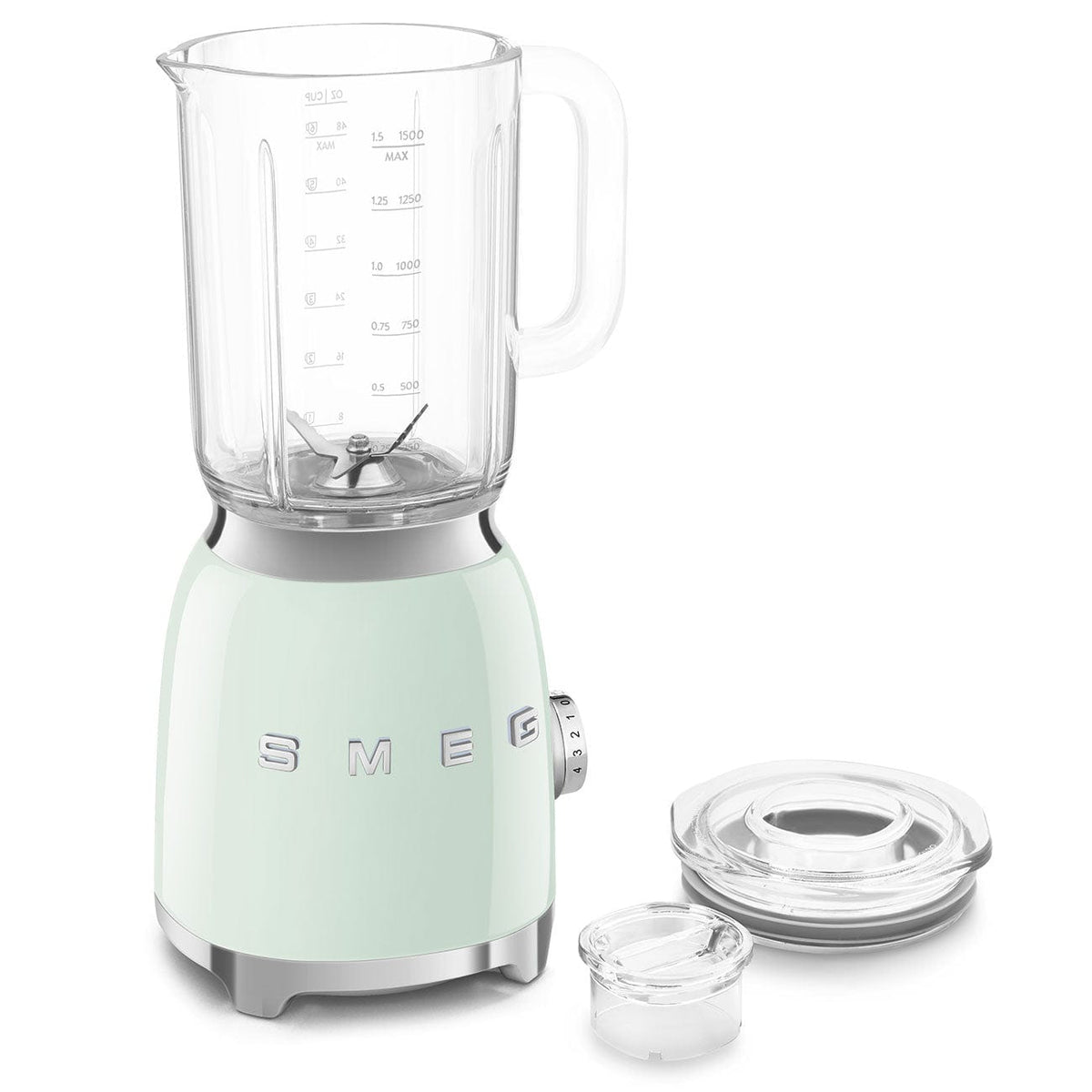 smeg blender Smeg Retro Style 1.5 Litre Jug Blender Pastel Green BLF03PGSA (6867698155609)