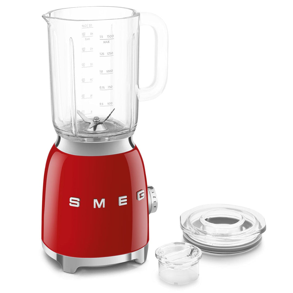 smeg blender Smeg Retro Style 1.5 Litre Jug Blender Red BLF01RD (6867718733913)