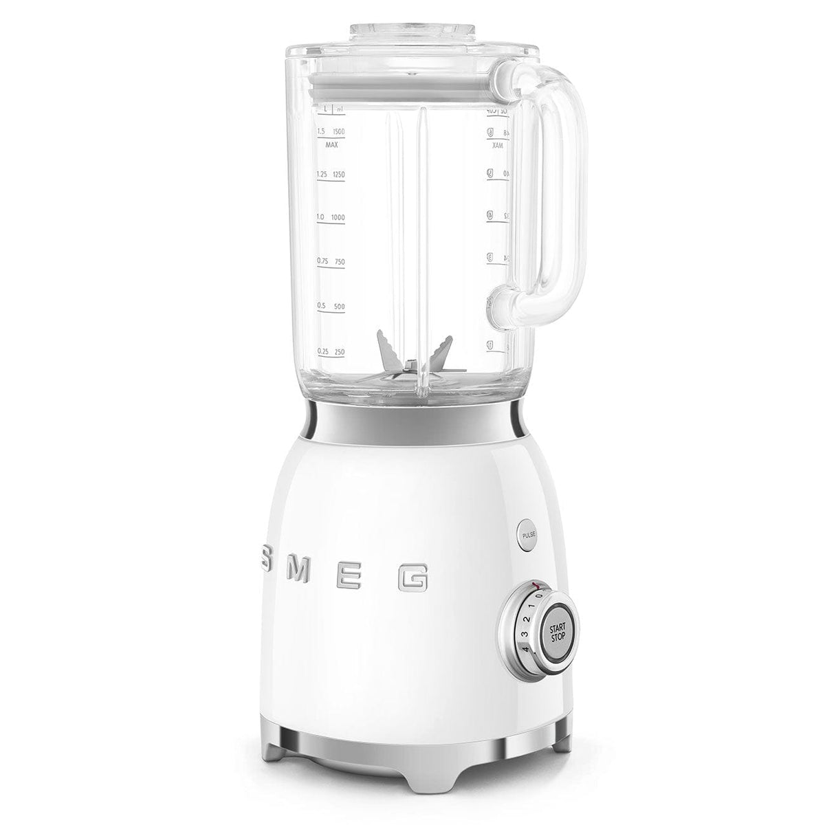 smeg blender Smeg Retro Style 1.5 Litre Jug Blender White BLF01WH (6867734233177)