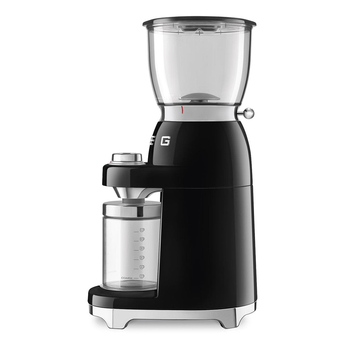 smeg COFFEE MACHINE Smeg 150W Retro Coffee Grinder Black CGF01BL (7185346986073)