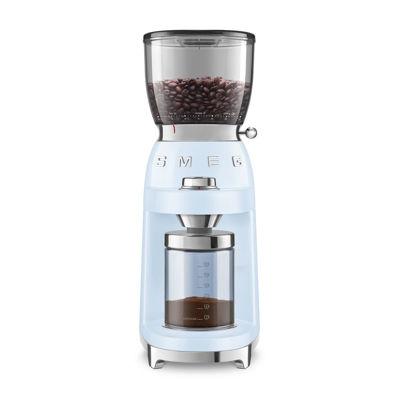 smeg COFFEE MACHINE Smeg 150W Retro Coffee Grinder Pastel Blue CGF01PB (7185348821081)