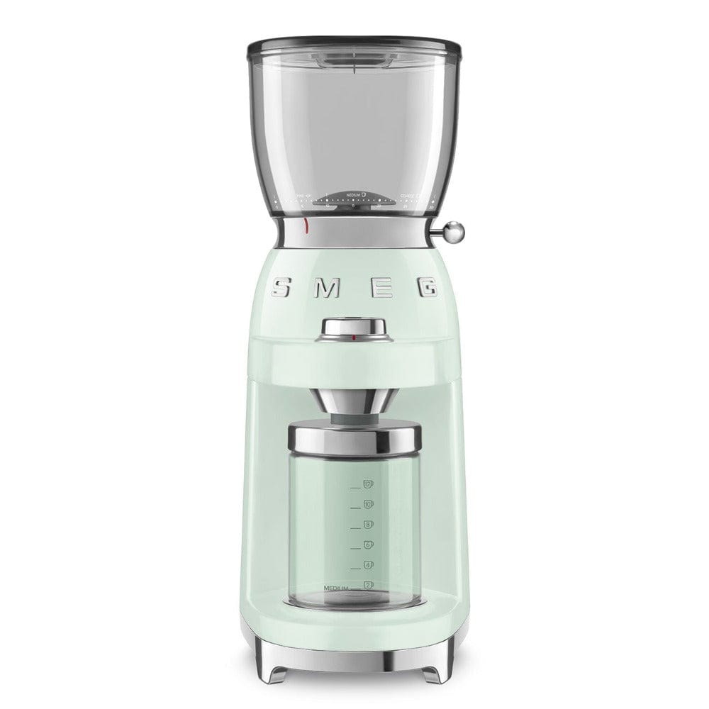 smeg COFFEE MACHINE Smeg 150W Retro Coffee Grinder Pastel Green CGF01PG (7185348132953)