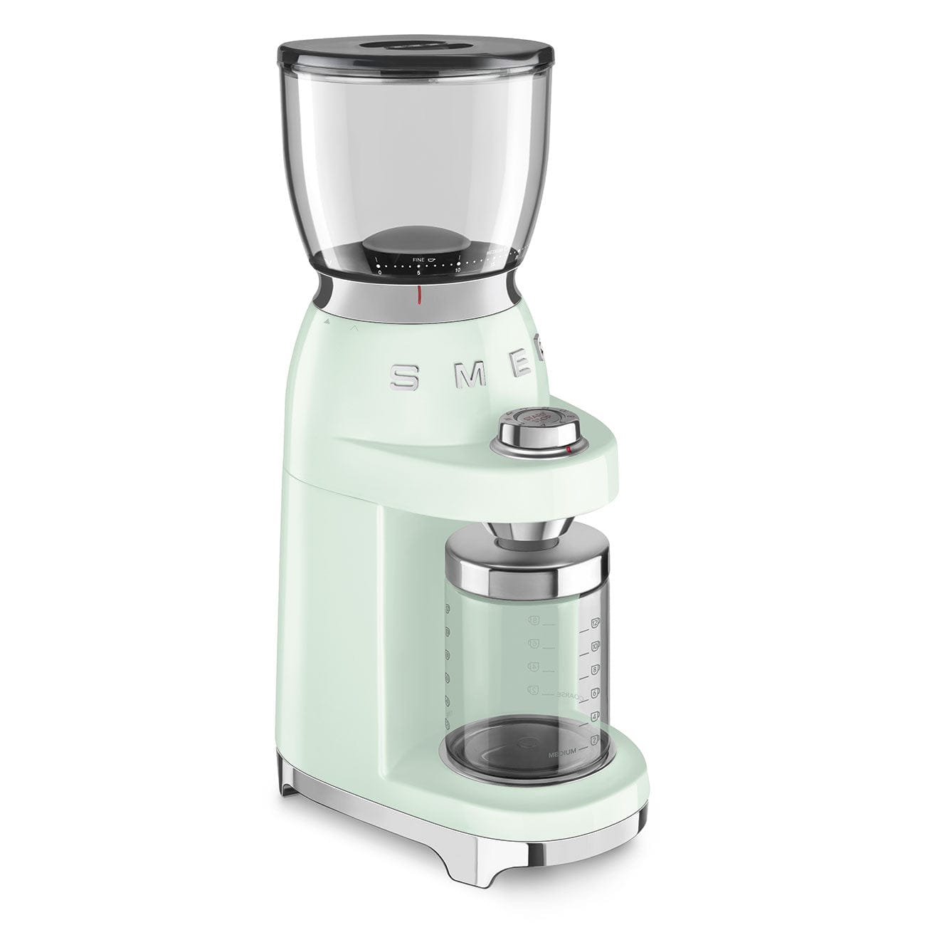 smeg COFFEE MACHINE Smeg 150W Retro Coffee Grinder Pastel Green CGF01PG (7185348132953)