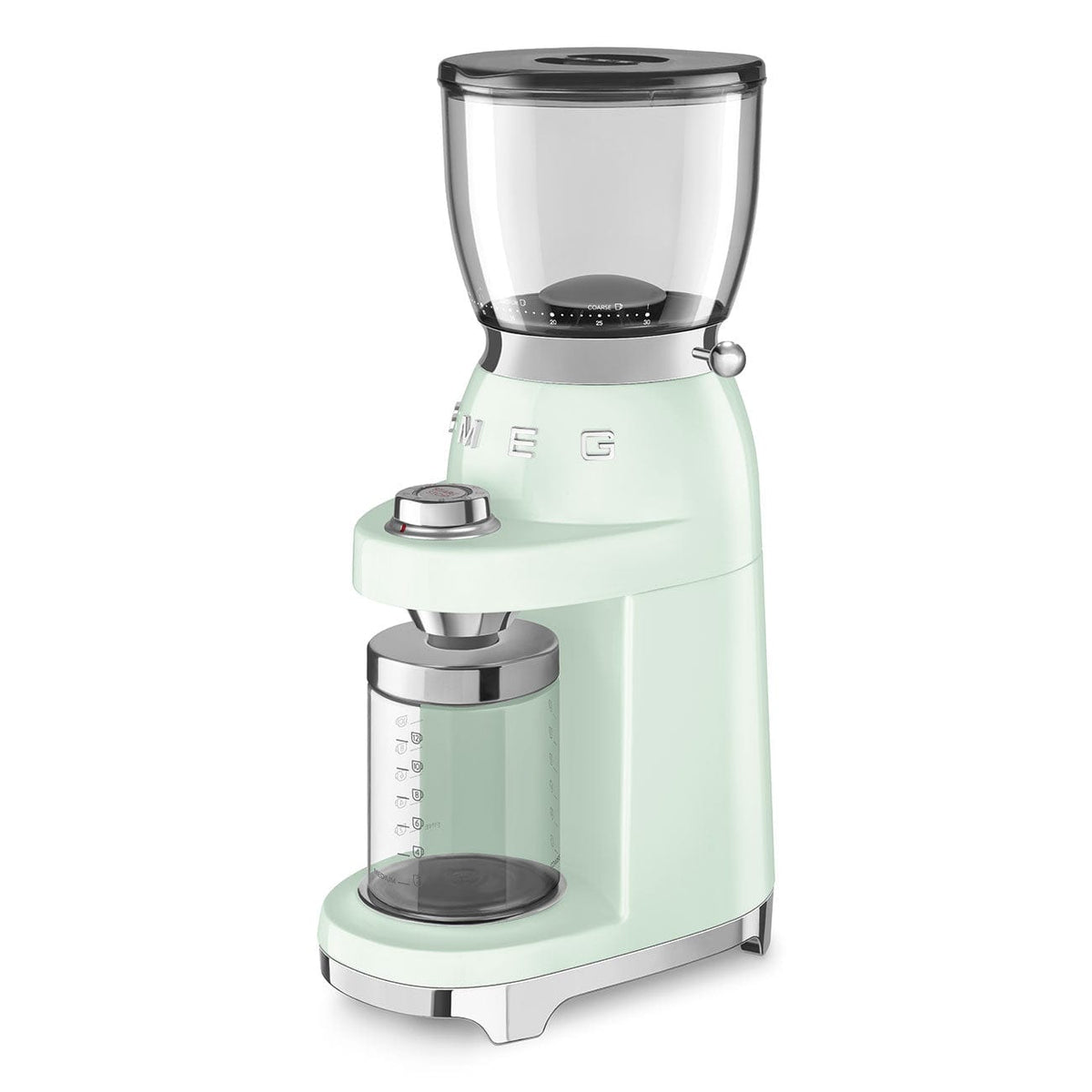 smeg COFFEE MACHINE Smeg 150W Retro Coffee Grinder Pastel Green CGF01PG (7185348132953)