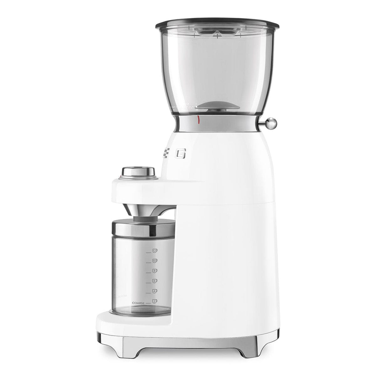 smeg COFFEE MACHINE Smeg 150W Retro Coffee Grinder White CGF01WH (7185349804121)