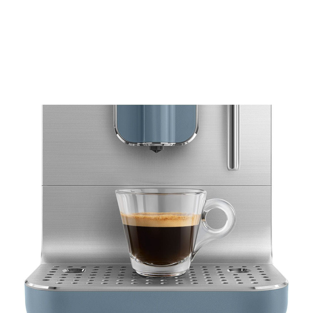 smeg COFFEE MACHINE Smeg 50's Style Espresso Coffee Machine Storm Blue BCC12SBMEU