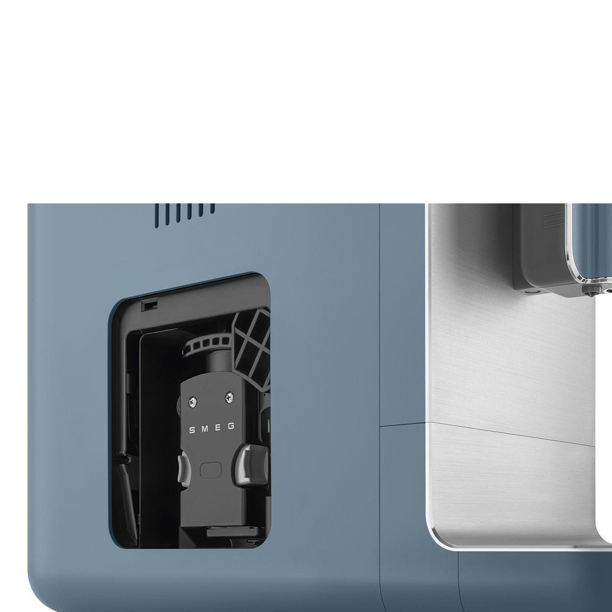 smeg COFFEE MACHINE Smeg 50's Style Espresso Coffee Machine Storm Blue BCC12SBMEU