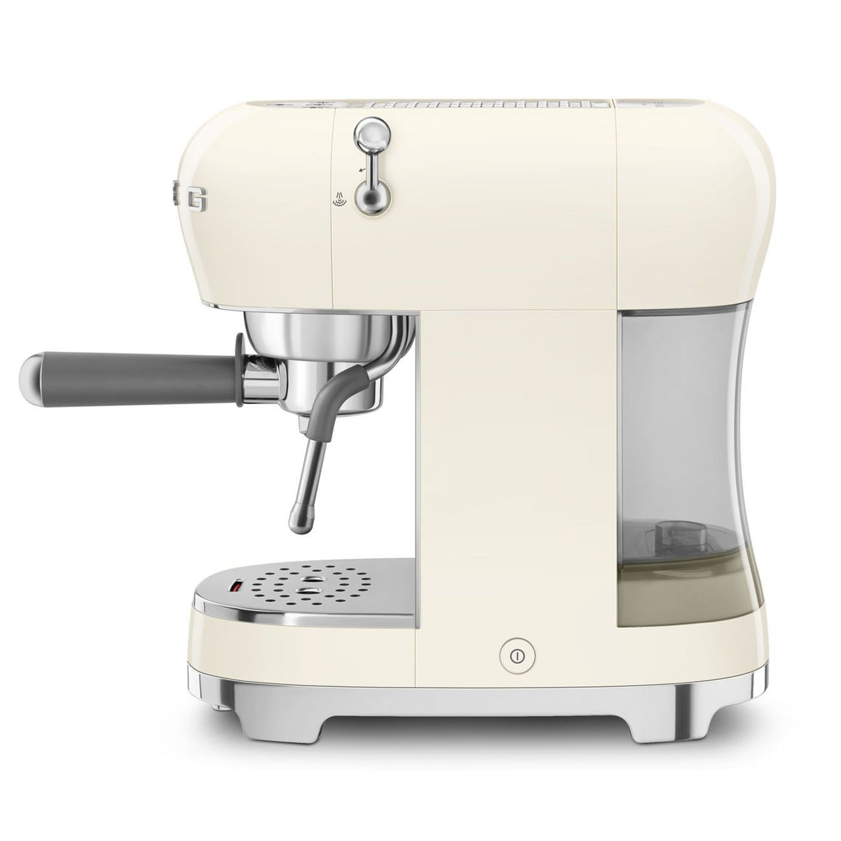 smeg COFFEE MACHINE Smeg 50's Style Espresso Manual Coffee Machine Cream ECF02CREU
