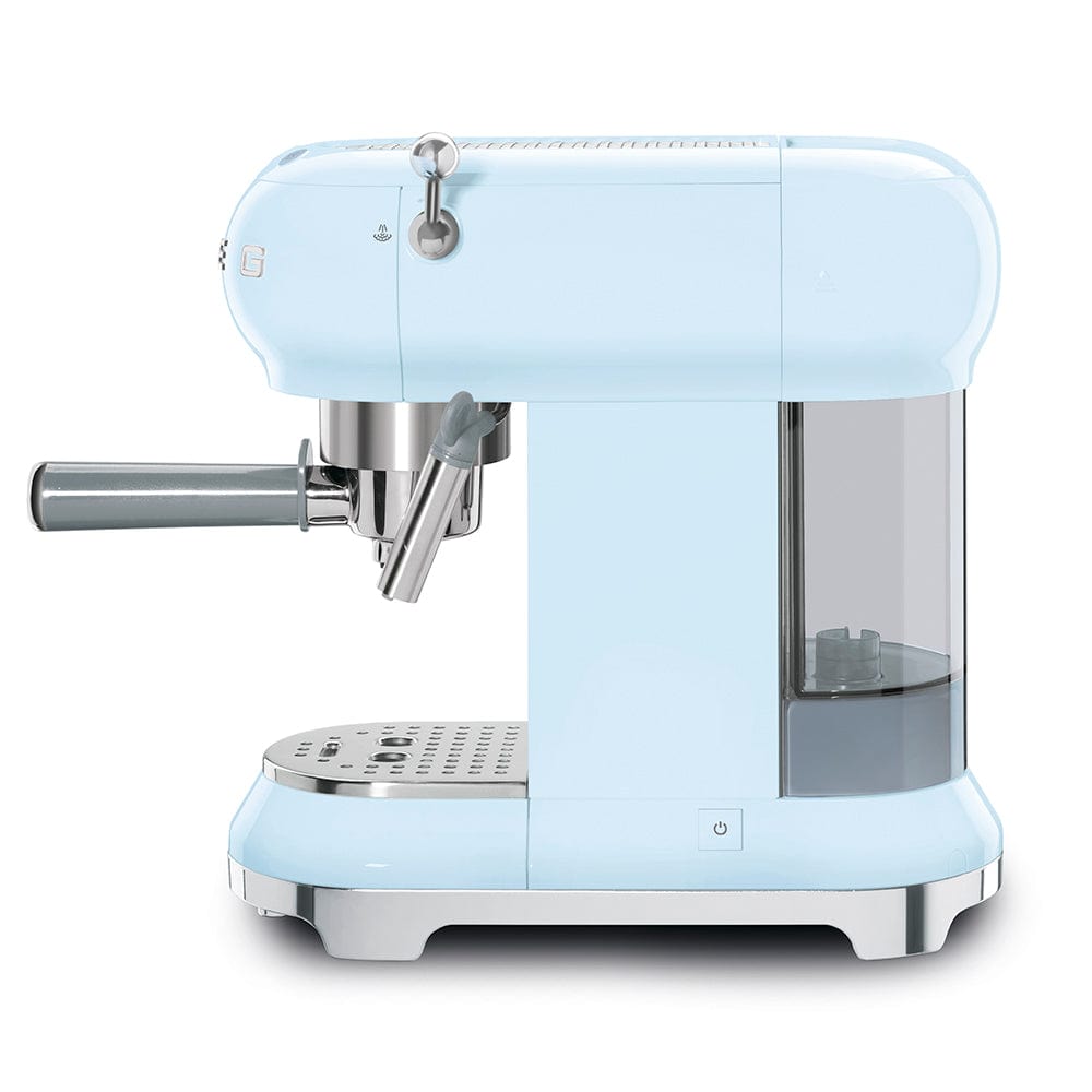 smeg COFFEE MACHINE Smeg 50'S Style Espresso Manual Coffee Machine Pastel Blue ECF01PBSA (7478657253465)